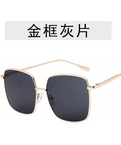 Semi-rimless New Retro Classic Vintage Square Oversize Sunglasses Men Sun Glasses Women Metal Frame Lens Eyewear UV400 - 1 - ...