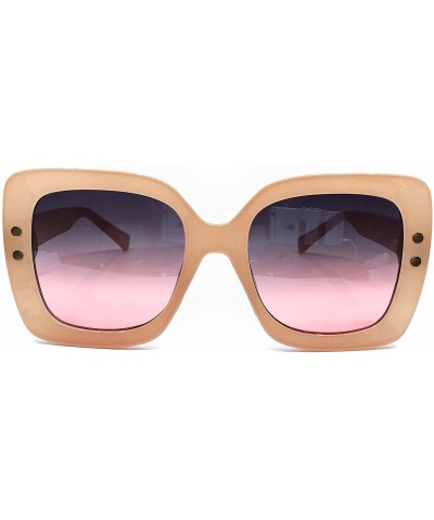 Oversized SA212 Premium Oversize XXL Women Brand Designer Square Bold Style Thick Frame Candy Fashion Sunglasses - CV18GC8QI0...