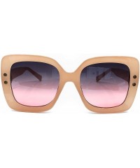 Oversized SA212 Premium Oversize XXL Women Brand Designer Square Bold Style Thick Frame Candy Fashion Sunglasses - CV18GC8QI0...