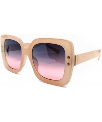 Oversized SA212 Premium Oversize XXL Women Brand Designer Square Bold Style Thick Frame Candy Fashion Sunglasses - CV18GC8QI0...