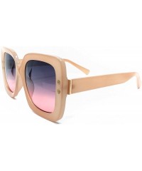 Oversized SA212 Premium Oversize XXL Women Brand Designer Square Bold Style Thick Frame Candy Fashion Sunglasses - CV18GC8QI0...