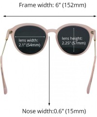 Oversized Sunglasses - 100% UVA & UVB protection - Venice-pink - CQ18RHRD3RA $25.06