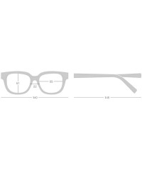 Square Women Retro Big Frame Sunglasses Fashion Brand Design Men Goggle UV400 - Red - CN18RGQX2W4 $22.13