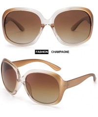 Oversized Oversized Sunglasses for Women - Extra Large Frame Polarized UV400 Lens Classic Fashion Sun Eye Glasses - C7199X0KT...