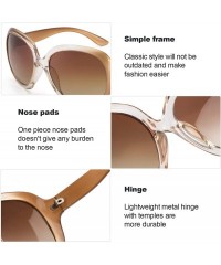 Oversized Oversized Sunglasses for Women - Extra Large Frame Polarized UV400 Lens Classic Fashion Sun Eye Glasses - C7199X0KT...