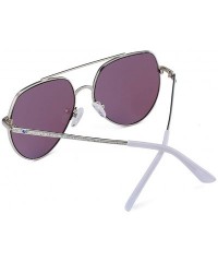 Aviator Unisex Aviator Sunglasses Polarized Sun Glasses For Men or Women - Blue - CK18WTO08TZ $22.06