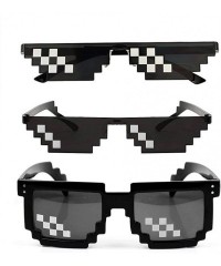 Rectangular Mosaic Glasses Deal With It 8 Bit Pixel MLG Shades Unisex Sunglasses Toy - Style C - C618CLYZ59X $8.85