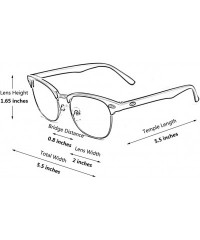 Wayfarer Clear Lens Glasses For Men Women Fashion Non-Prescription Nerd Eyeglasses Acetate Square Frame PG05 - 2 Brown - CI17...