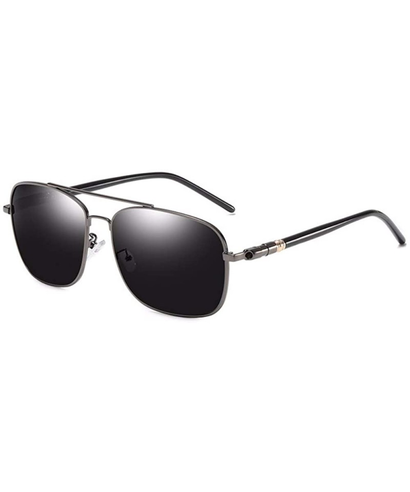 Aviator Sunglasses Men's Polarized Sunglasses Antiglare Night Vision Polarized Driving Sunglasses - D - CV18QQ20KTE $30.42