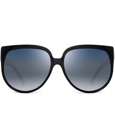 Oversized Oversized Polarized Sunglasses for Women Designer Gradient Shades UV400 - CD18QS2GADX $14.89