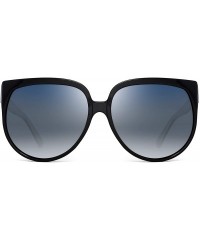 Oversized Oversized Polarized Sunglasses for Women Designer Gradient Shades UV400 - CD18QS2GADX $14.89