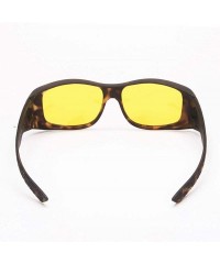Oversized Night Vision Glasses Fit Over Glasses Wear Over Prescription Glasses Polarized Wrap Sunglassess - 1 - CG18A05I9C2 $...