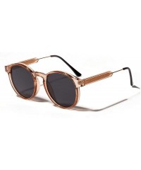 Goggle Retro Women Sunglasses Transparent Round Men Vintage Circle Eyeglasses Brand Classic Lentes De Sol Mujer S1090 - CC197...