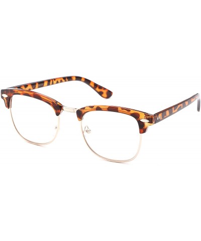 Oval Babo" Slim Oval Style Celebrity Fashionista Pattern Temple Reading Glasses Vintage - 9053 Tortoise - CA11P2CAXSB $7.23