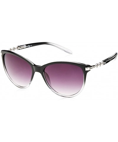 Cat Eye Women's U280 Cat-Eye Sunglasses - 57 mm - Black Fade - C31296VODMV $22.15