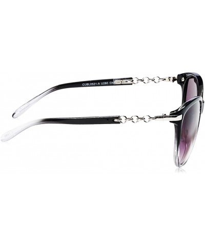 Cat Eye Women's U280 Cat-Eye Sunglasses - 57 mm - Black Fade - C31296VODMV $22.15