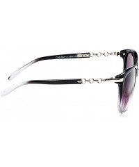 Cat Eye Women's U280 Cat-Eye Sunglasses - 57 mm - Black Fade - C31296VODMV $22.15