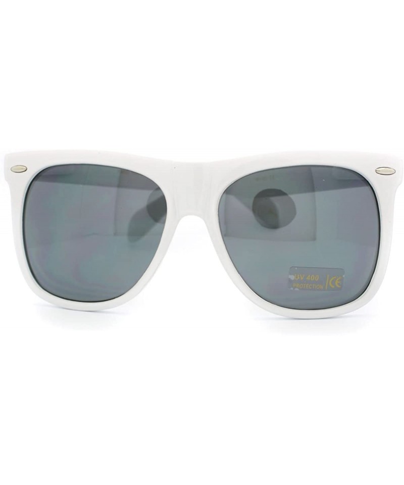 Oversized White Original Oversized Sunglasses - CX119QO9JK5 $7.54