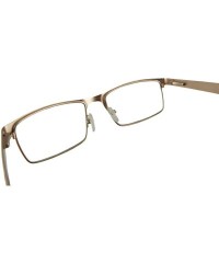 Rectangular Men Photochromic Light-sensible Reading glasses Sun readers spring hinges 55-17 UV protection - Gold - CP1986OUG7...