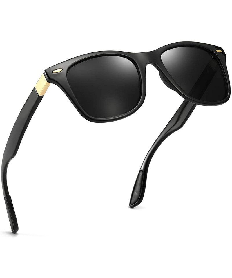 Designer Black And Gold Sunglasses For Men And Women Classic