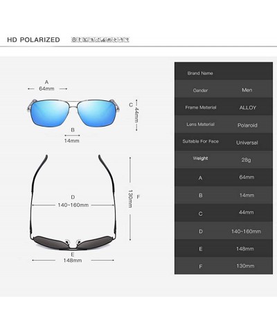 Oval Personalized Polarized Sunglasses Rectangular Boyfriend - CR18SYWE0CE $7.76