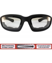 Round Eyewear Men's Kickback 24 Sunglasses with Photochromic Color Changing Lenses - Clear - CK115QCHXB3 $50.19