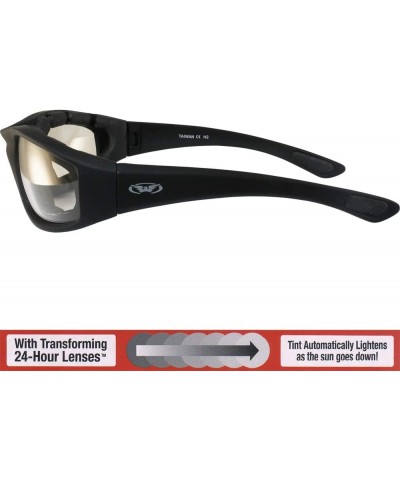 Round Eyewear Men's Kickback 24 Sunglasses with Photochromic Color Changing Lenses - Clear - CK115QCHXB3 $50.19