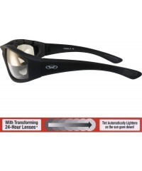 Round Eyewear Men's Kickback 24 Sunglasses with Photochromic Color Changing Lenses - Clear - CK115QCHXB3 $22.45