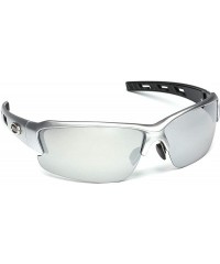 Oversized Oversized Wide Frame Men's Cycling Baseball Driving Water Sports Sunglasses - LARGE Size - Silver - Silver Mirror -...