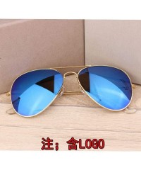 Goggle Popular Sunglasses - popular Sunglasses New metal resin sun 3025 wholesale - Black Frame Double Gray Slice - C618AZA9O...