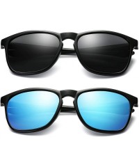 Oversized Fashion Oversized Sunglasses for Men - Retro Womens Lightweight Sunglasses Polarized E8942 - CQ18HWNZY2L $14.97