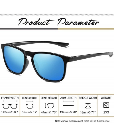 Oversized Fashion Oversized Sunglasses for Men - Retro Womens Lightweight Sunglasses Polarized E8942 - CQ18HWNZY2L $14.97