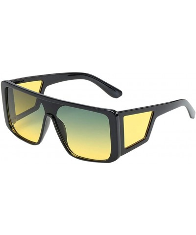 Rimless Sunglasses Mens Polarized Irregular - A - CE18TR5AW7U $12.30