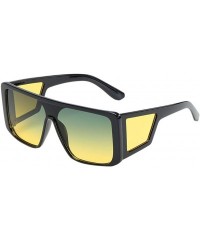 Rimless Sunglasses Mens Polarized Irregular - A - CE18TR5AW7U $12.30