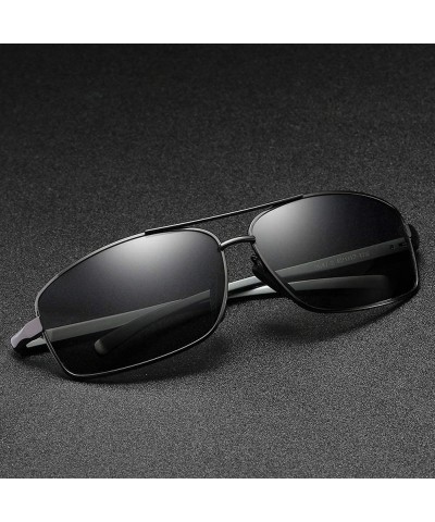 Round Sunglasses UV cut glasses Unisex Unisex super lightweight Sunglasses MDYHJDHHX - Black - CT18X5KH52T $23.93