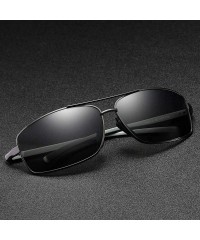 Round Sunglasses UV cut glasses Unisex Unisex super lightweight Sunglasses MDYHJDHHX - Black - CT18X5KH52T $45.46