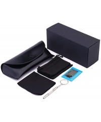 Round Sunglasses UV cut glasses Unisex Unisex super lightweight Sunglasses MDYHJDHHX - Black - CT18X5KH52T $45.46