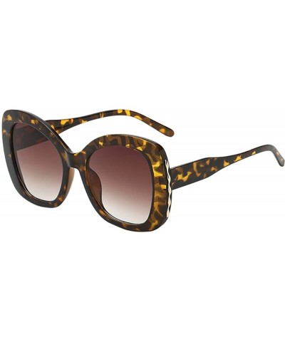 Goggle Women Vintage Big Frame Irregular Shape Sunglasses Eyewear Retro Unisex - C - C118Q4WHK3Q $16.79