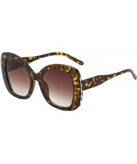 Goggle Women Vintage Big Frame Irregular Shape Sunglasses Eyewear Retro Unisex - C - C118Q4WHK3Q $8.28