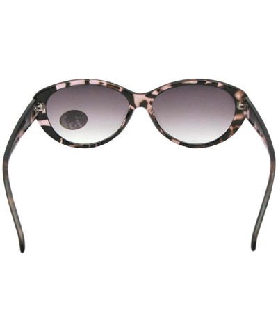 Cat Eye Fashion Cat Eye Full Reading Lens Sunglasses R99 - Rose Tortoise Gray Lenses - CB18G2CMXCW $16.91