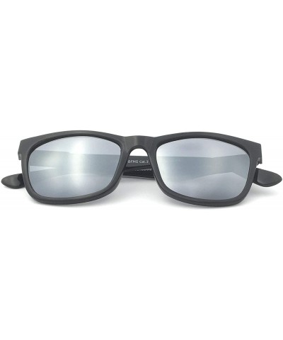Shield Mission Mark II Rectangle Frame Sunglasses- Polarized- 100% UV protection- Spring Hinged - C518EX58WG9 $10.46