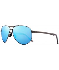 Sport Premium Military Style Classic Aviator Sunglasses Polarized Sun Glasses for men - Yellow - CG18W9596U0 $24.03