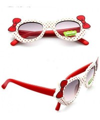 Aviator 2019 Fashion Boys Girls Heart Mirror Children Sunglasses Summer UV400 Blue - White - CF18Y3OGHSY $10.37