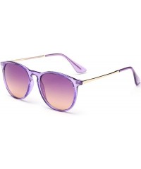 Oversized Sun Glasses Colored Shades Round Sunglasses for Women Tinted Lens Circle Ladies Pink Eyeglasses - C12 - CI18W0ESN0W...