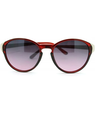 Round Womens Round Keyhole Sunglasses Simple Vintage Fashion Eyewear - Black - C211DIXKCHJ $12.43