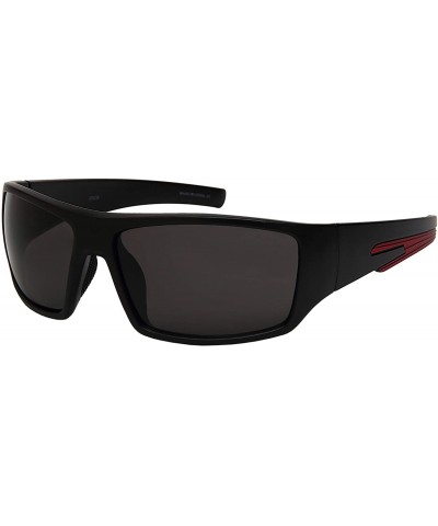 Sport Sport Wrap Around Style Sunglasses for Men Women Driving Fishing UV400 Protection - C718YWC8EYS $8.56