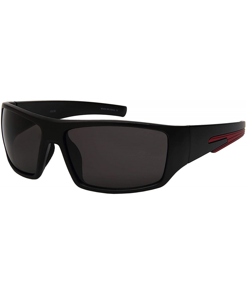 Sport Sport Wrap Around Style Sunglasses for Men Women Driving Fishing UV400 Protection - C718YWC8EYS $8.56