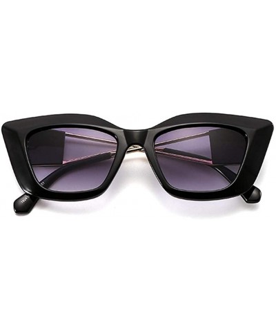 Cat Eye Women Vintage Cat Eye Sunglasses Stylish Gradient Sun Glasses Ladies Travel Shades UV400 - CB199O7A9EZ $13.09