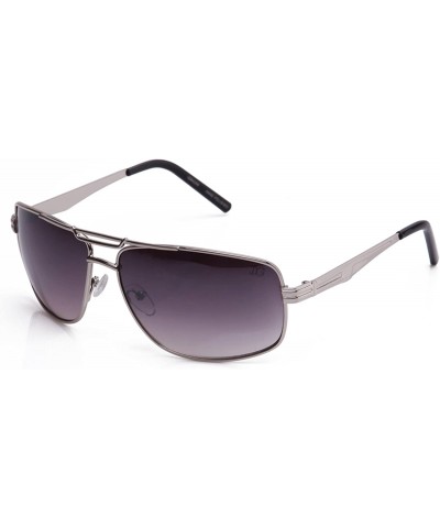 Aviator Frame Unisex Sunglasses - Silver - CV11OQFQARN $12.16