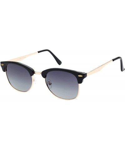 Round Sunglasses UV Protection Unisex Classic Polarized Sunglasses Driving Sunglasses Retro Round - Grey - CH18Q0R9Z4A $16.29